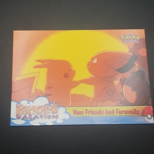 新品未開封卒業 VACATION Amazon.com: Pokemon Card - Pikachu's Vacation - New Friends