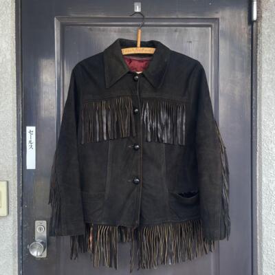 70s J&A leathers メキシコ製 フリンジ レザー ヴィンテージ 70s J&A leathers メキシコ製 フリンジ レザー ヴィンテージ