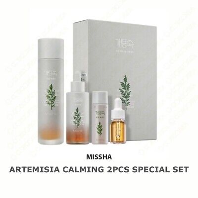 Missha Artemisia Calming 2pcs Special Set New Ampoule Cream Essence Soothing