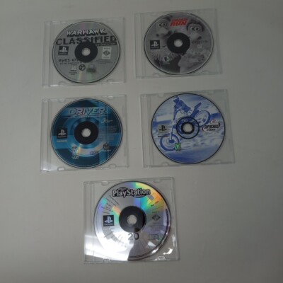 Lot of 5 Playstation Games (PS1) Various Titles- Disc Only