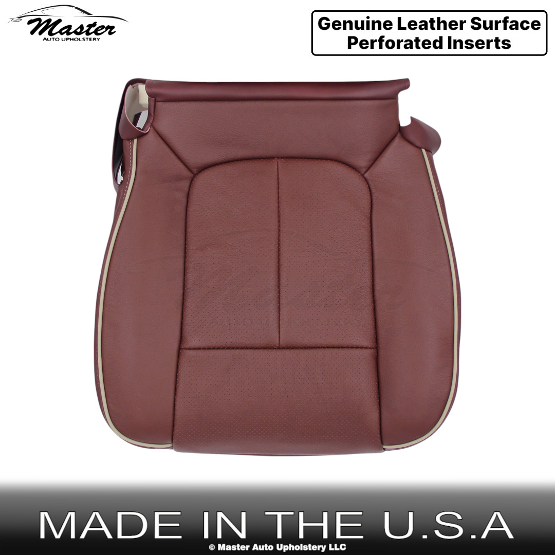 2009-2012 For Ford F150 King Ranch Genuine Leather Driver Bottom Cover Chaparral