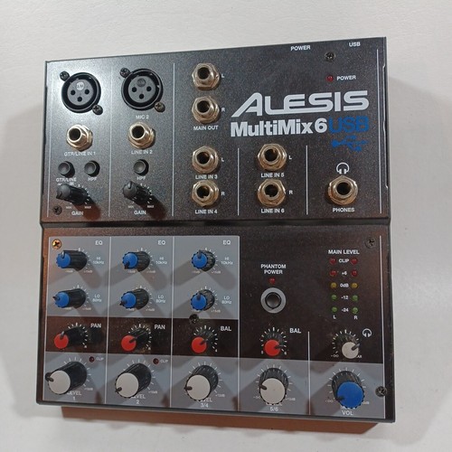 ALESIS MULTIMIX 6FX アナログミキサー 6チャンネル Alesis MultiMix 6FX 6-Channel Mixer with Effects | zZounds