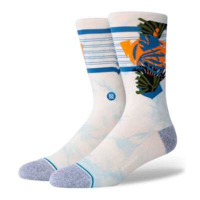 Stance Sybil Classic Crew Socks (белый) Мужские носки с графическим принтом