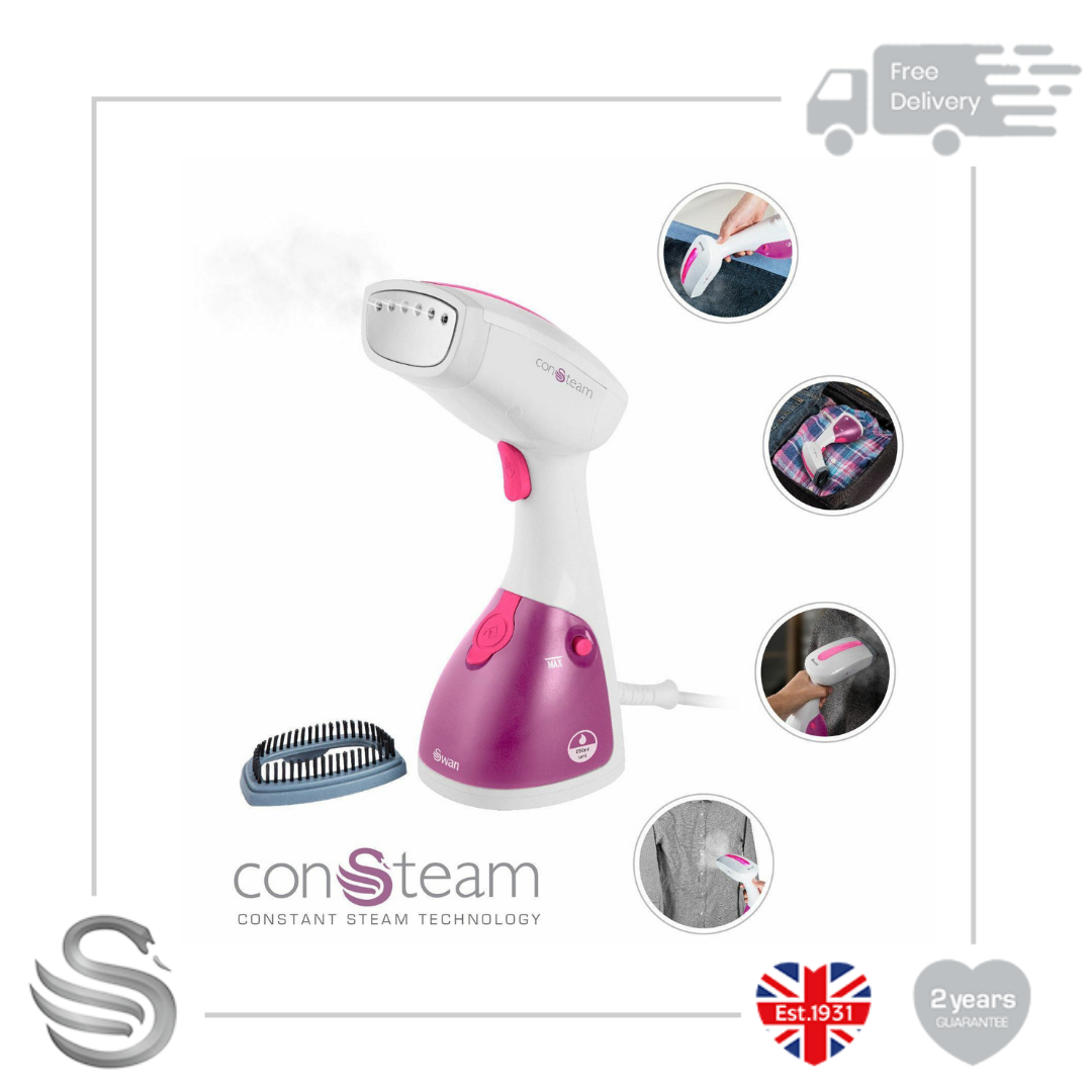 Swan SI12020N, Handheld Garment Steamer, Lightweight & Compact, 1100W