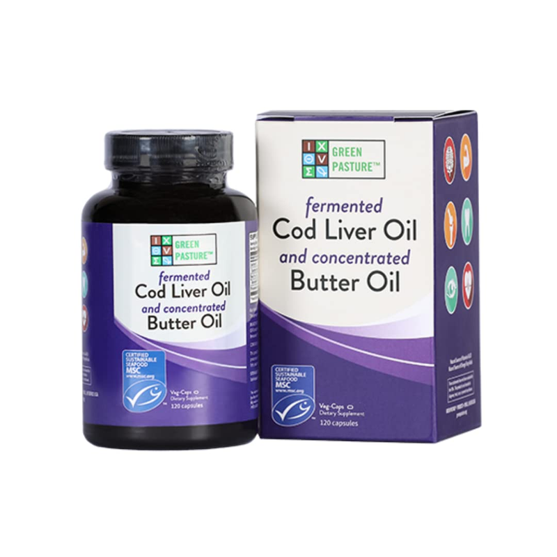 / Fermented Cod Liver Oil Blend - 120 Capsules