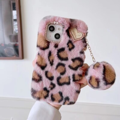 Plush Love Fuzzy Phone Case For Huawei Mate 40 Nova P30 P40 P50 Pro Honor 50 60