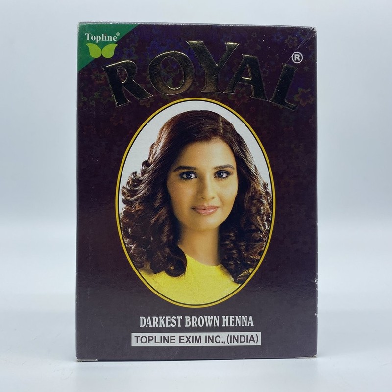Royal Henna HaarfÃ¤Rbemittel 60g Ver. Farben Braun Schwarz Haare Farbe 6 X 10g
