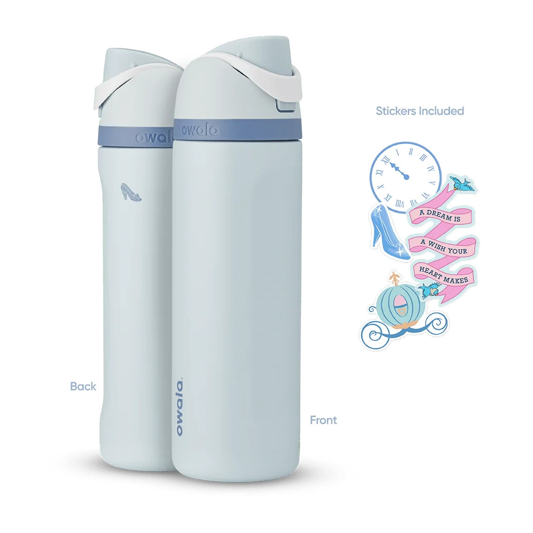 owala オワラ FreeSip ディズニープリンセス シンデレラ Owala Cinderella Disney Princess 24 oz FreeSip Blue Water
