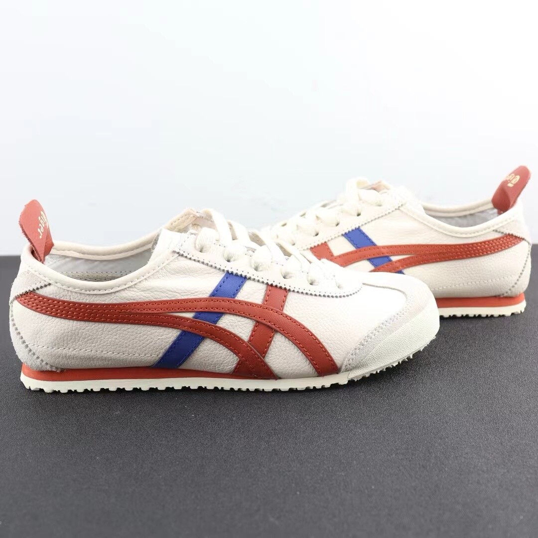 Pre-owned Onitsuka Tiger Authentic  Mexico 66 Classy Sneakers Brand W/box Unisex In Blue