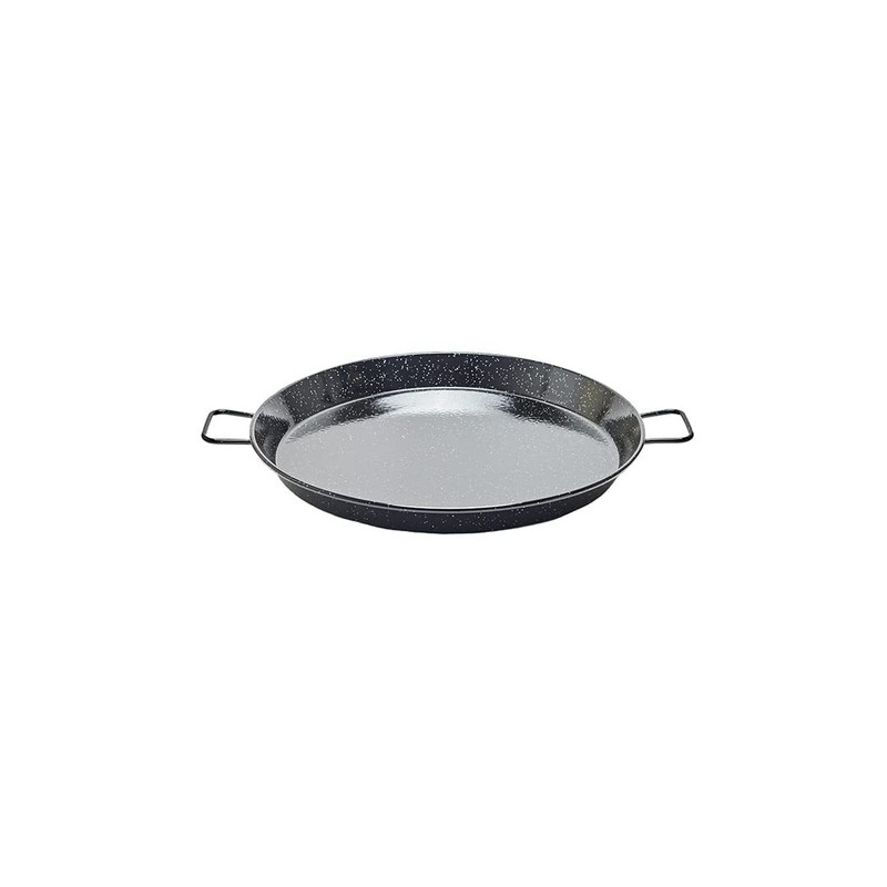 Garcima E-18gar PoÃªLe Ã  Paella Valencienne Ã©MaillÃ©E Noir 12 Personnes 46 Cm