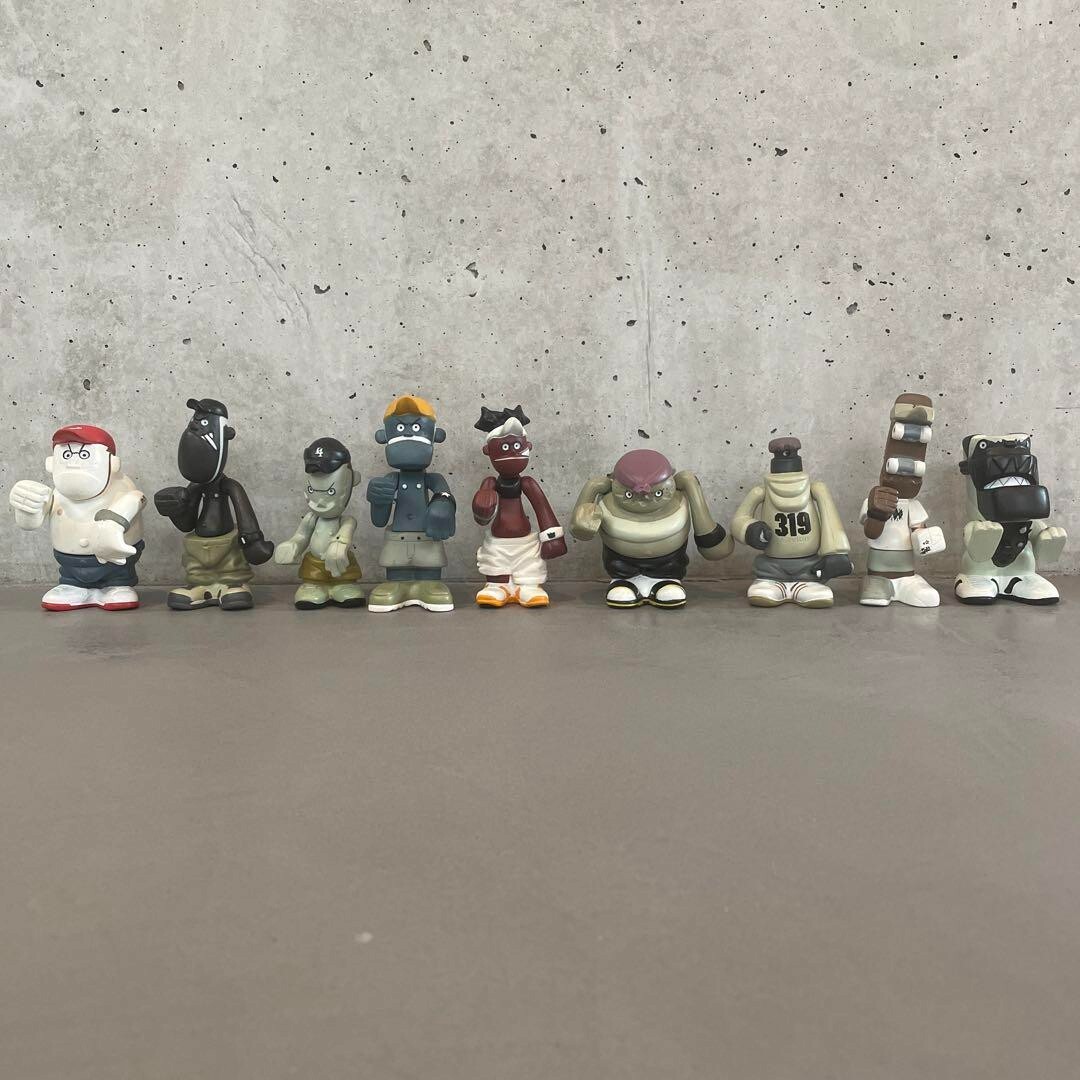 Michael Lau Crazy Children Figure Rare Full Complete Set 9
