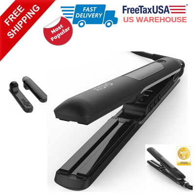 Steam Flat Iron Hair Straightener 1 Inch Professional Ceramic