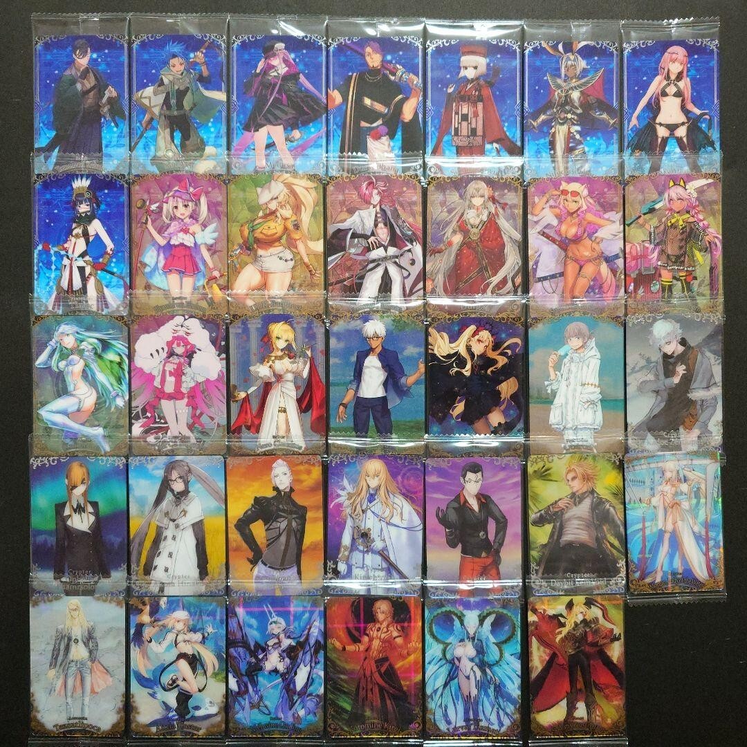 Fate Grand Order FGO Vol.13 Wafer card Complete set All 34