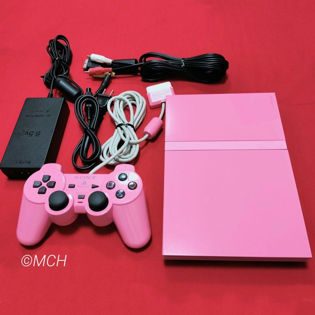 PlayStation2 - 【美品 希少品】プレイステーション2 PINK SCPH-77000 PK PS2 Slim Console System SCPH-77000 PK Only for NTSC-J PINK