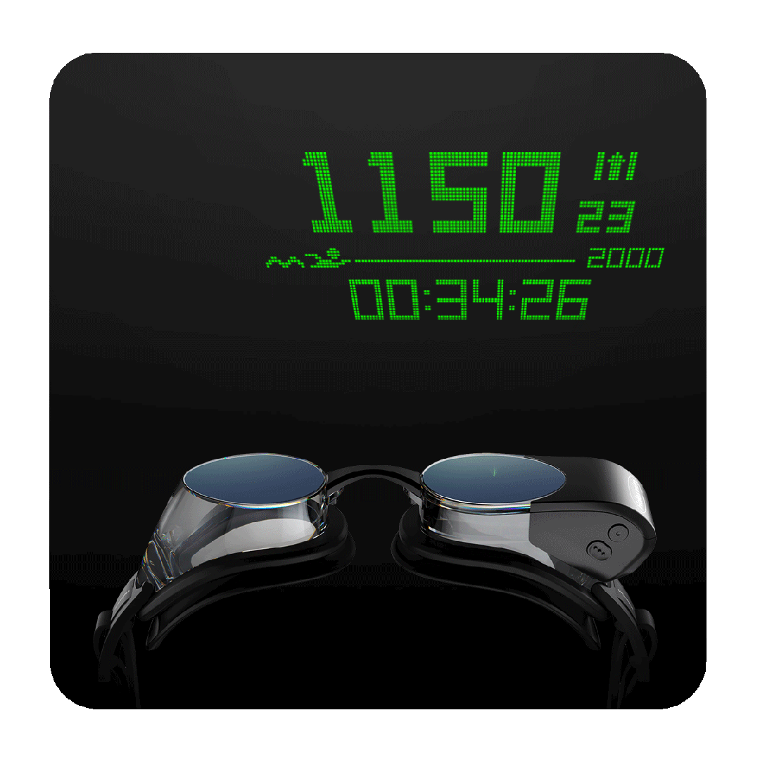 Holoswim AR Smart Swim Goggles 2 Pro