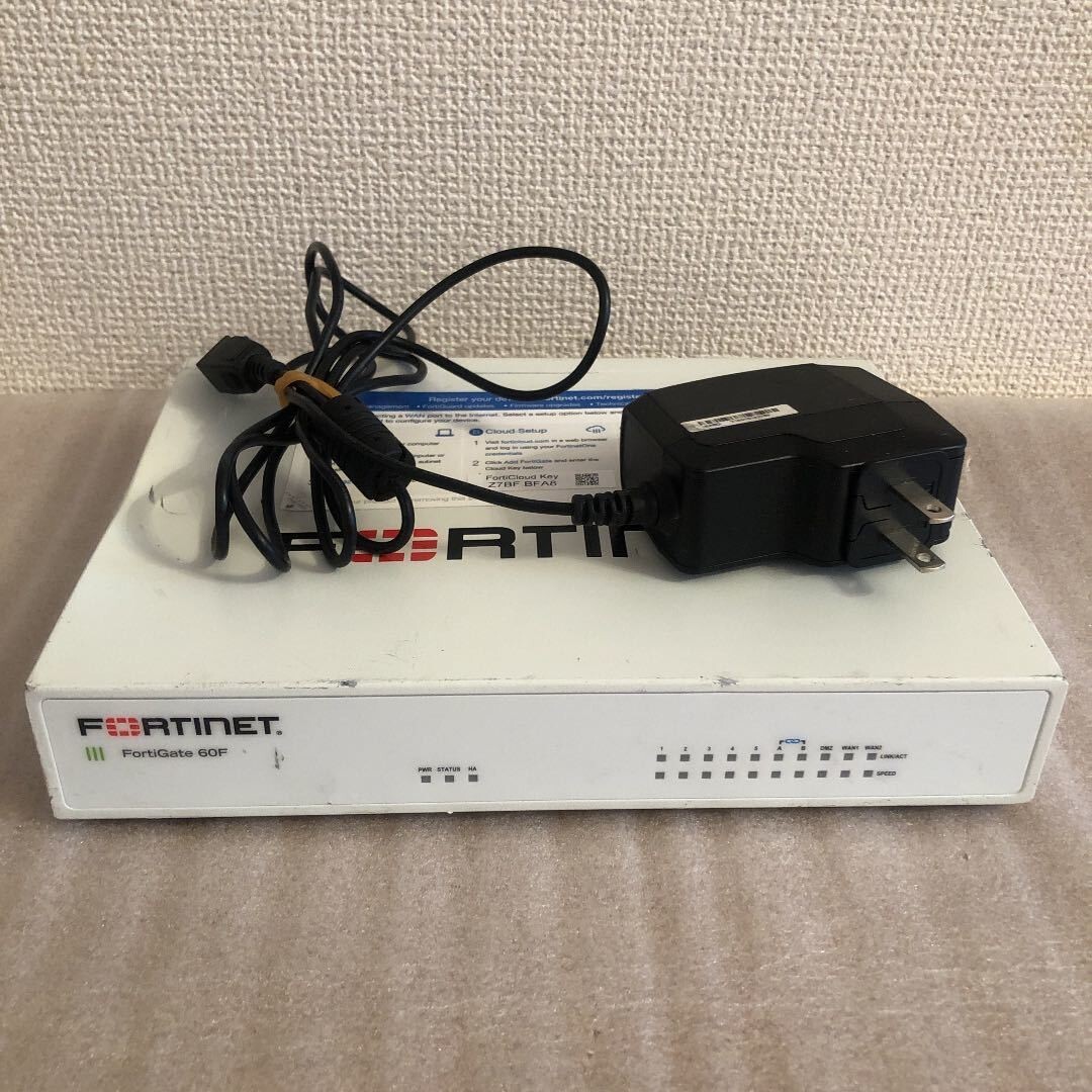 分配器・切替器 Fortinet FortiGate 60F 10GbE Fortinet FortiGate 60F - security appliance - FG-60F