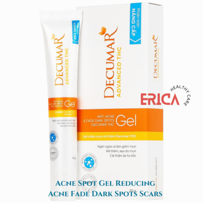 2 Tubes Decumar Advance THC Acne Spot Gel Reducing Acne Fade Dark Spots Scars