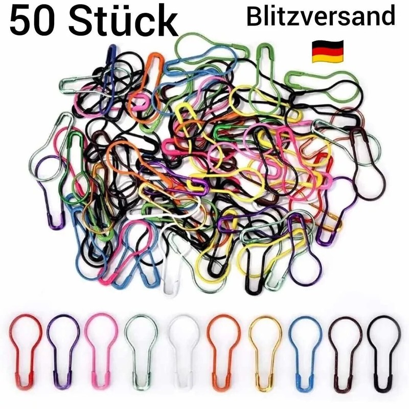 Markierer Maschenmarkierer Rundenmarkierer Sicherheitsnadeln HäKeln Stricken  