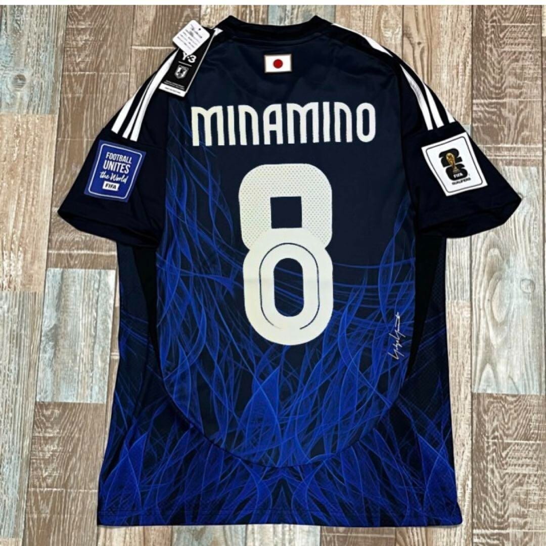 値下げ可能　　IKUEI ユニフォーム Mサイズ Mizuno Adidas Japan 2024 Minamino Y-3 National Team Home Jersey