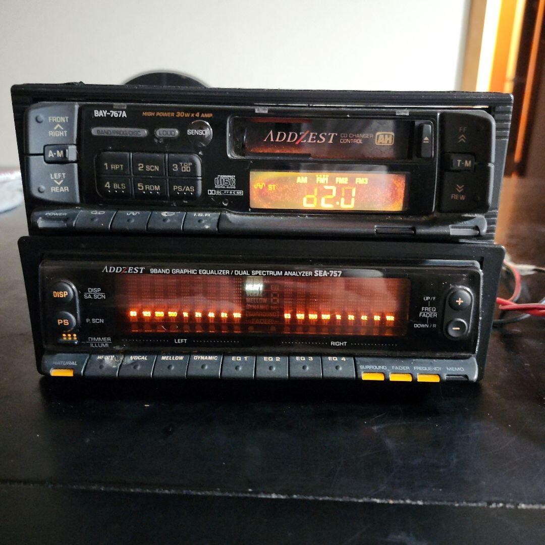 ADDZEST SEA-757 グラフィックイコライザー Clarion ADDZEST SEA-757 CD Player & Equalizer Set | eBay