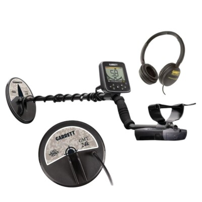 Garrett Goldmaster 24k Metal Detector 6x10'' & 6'' Coil Package and Headphones