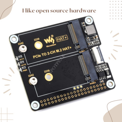 PCIe to Dual M.2 Adapter for Raspberry Pi 5   High-Speed NVMe Support