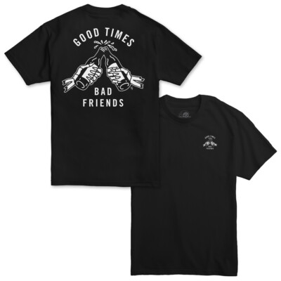 Футболка Lurking Class by Sketchy Tank Good Times Bad Friends S/S (черная)