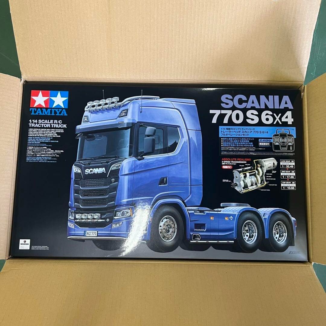 Scania 770 S V8 truck 1/18 ラジコン スカニア セット for NZG