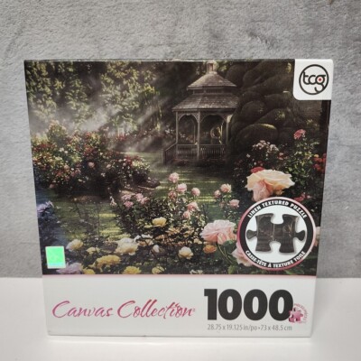 TCG Canvas Collection 1000 Piece Jigsaw Puzzle Linen Textured ''Paradise Found''