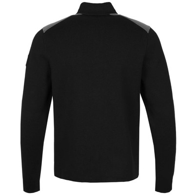 BELSTAFF BELSTAFF VEER ZIP BLACK CARDIGAN JACKET