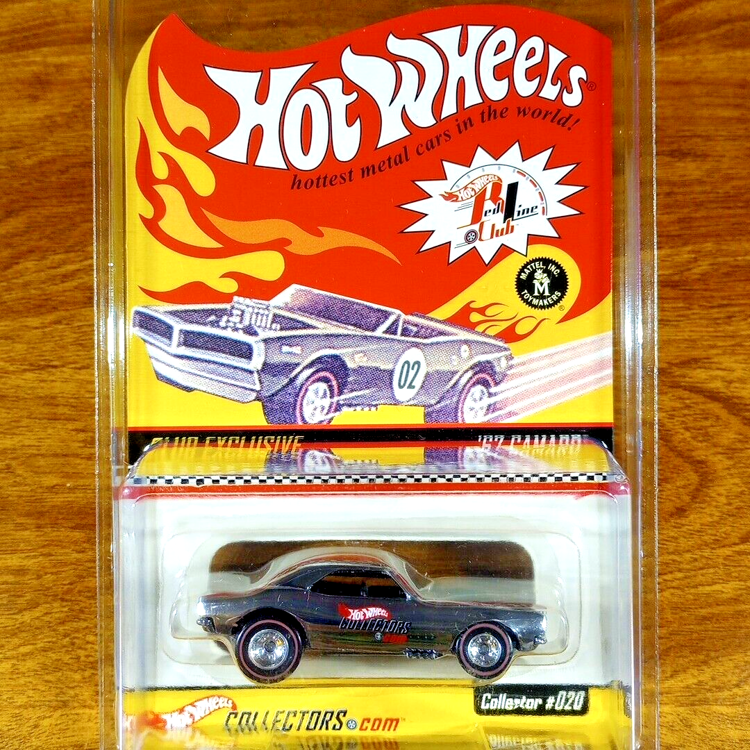 Hot Wheels RLC '67 Camaro 1 of 10000 Chrome Black Stripes Hot Wheels RLC '67 Camaro 1 of 10000 Chrome Black Stripes