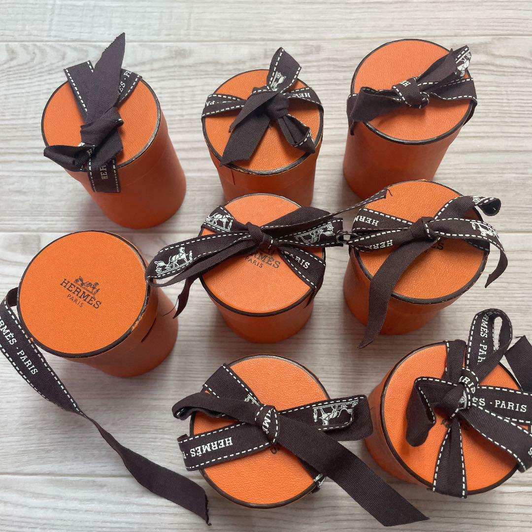 HERMES Twilly empty box Scarf gift box with ribbon Set of 8