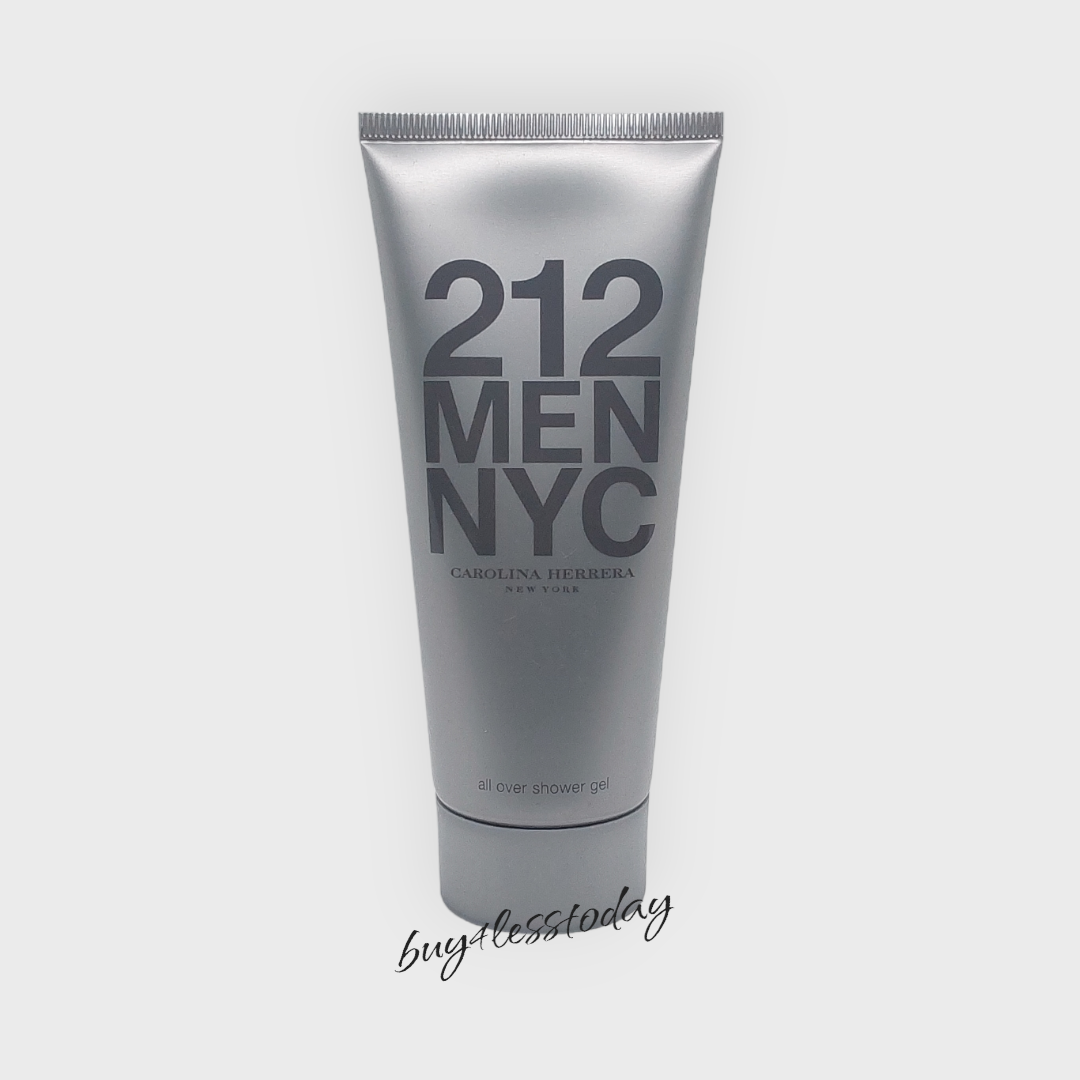 Carolina Herrera CH 212 Men NYC All over Shower Gel 3.4 oz