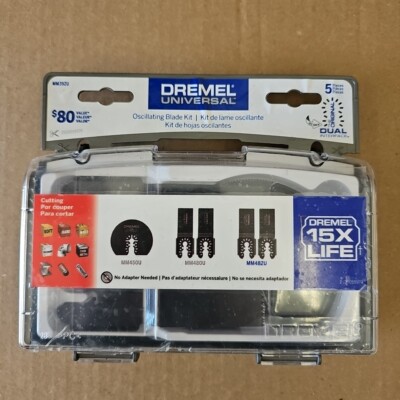 Dremel Universal Bi-Metal/ HCS Oscillating Multi-Tool Blade Kit 5-Piece