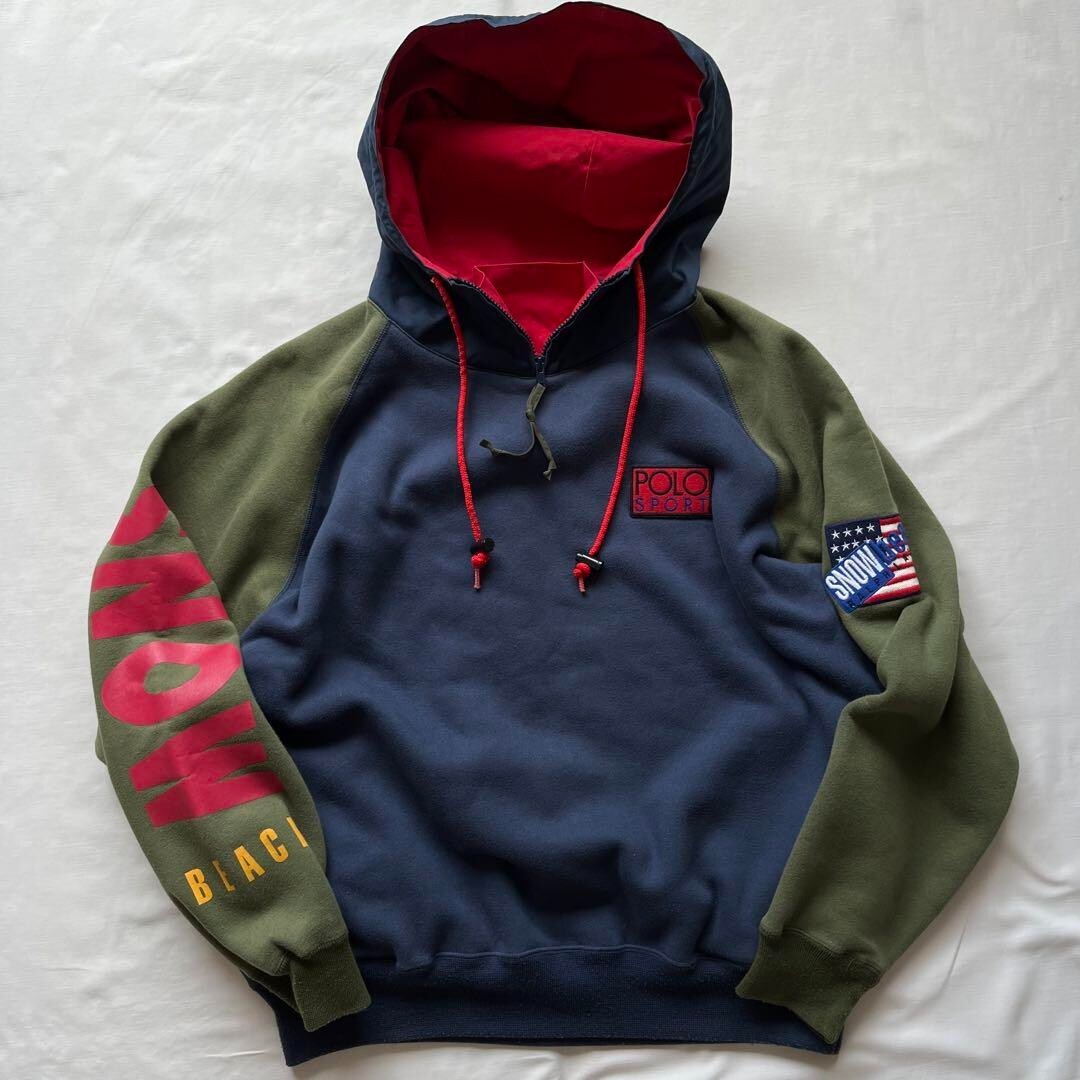 トップス Polo Sport Snow Beach Polo Ralph Lauren Snow Beach Pullover Deep Water/Chrome