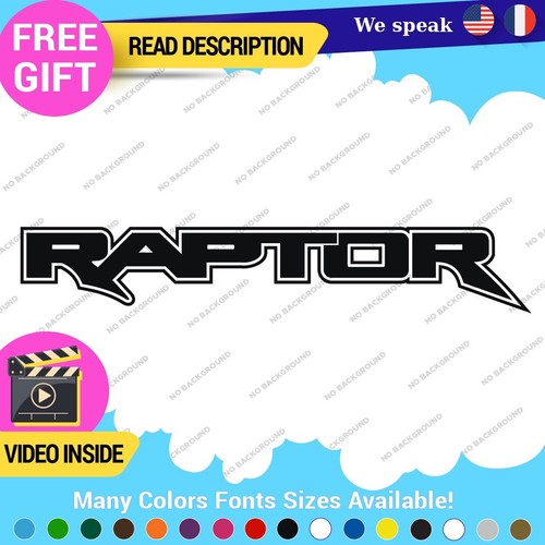 Fits Raptor Ford F150 Decals Stickers Vinyl Vintage Truck Tail Ranger Bed Side