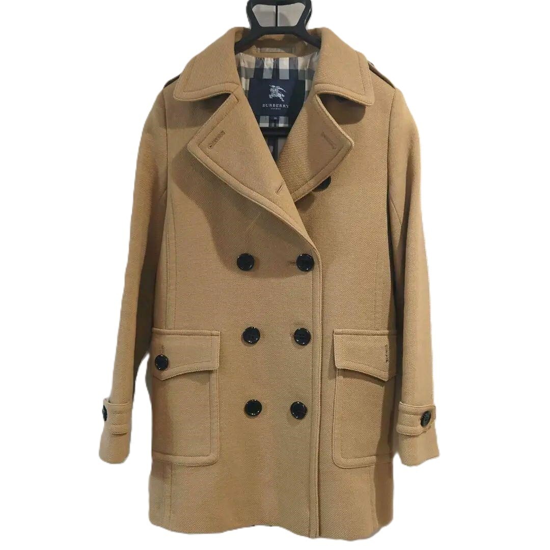 【美品】BURBERRY LONDON ジャケット　レディース38 A26@2 BURBERRY - BURBERRY バーバリー LONDON チェック トレンチ風