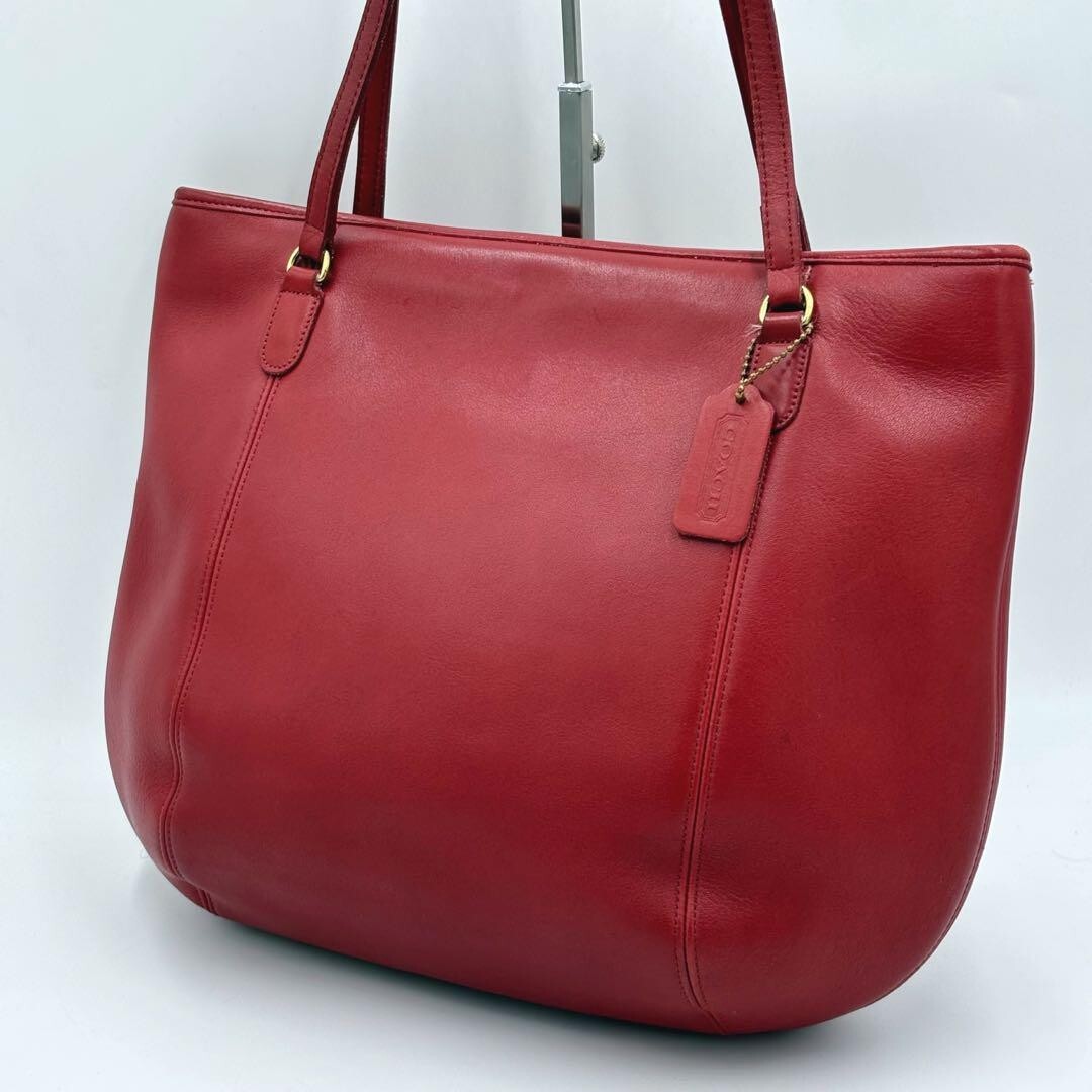COACH◆パーカー/XXS/コットン/RED/68235 ❤️ Coach Parker Red Apple/ Pewter With Quilting And Rivets