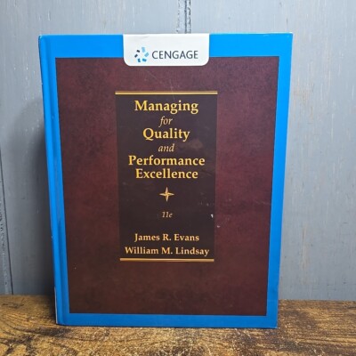 Managing for Quality and Performance - Hardcover, by Evans James R.; - Very Good