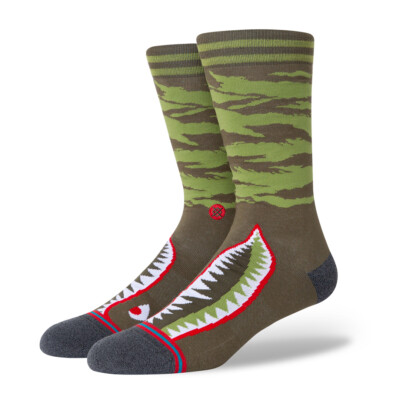 

Носки для экипажа Stance Warbird INFIKNIT (оливковые) Носки с графическим принтом, Olive