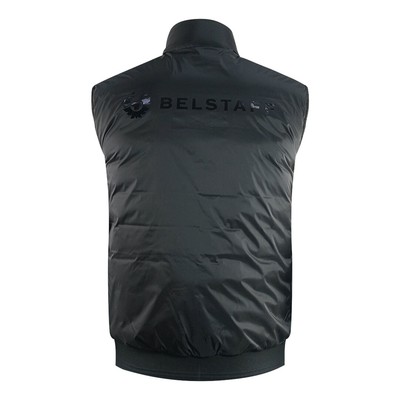 Pre-owned Belstaff Flash Circuit Black Reversible Down Gilet Jacket
