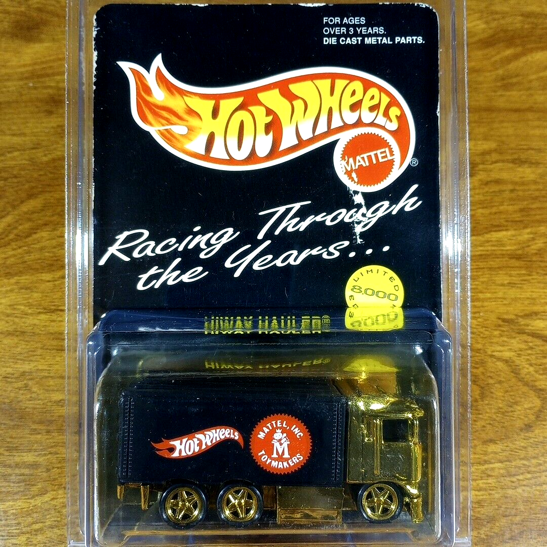 Hot Wheels Limited Edition Hiway Hauler 1 of 8000 Gold
