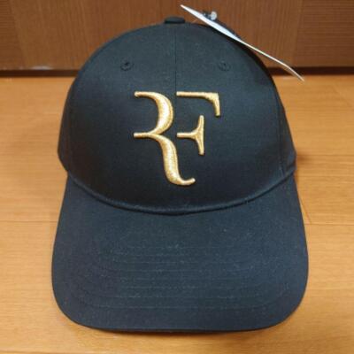 UNIQLO Roger Federer RF Cap One Size Black and Gold Cap Hat