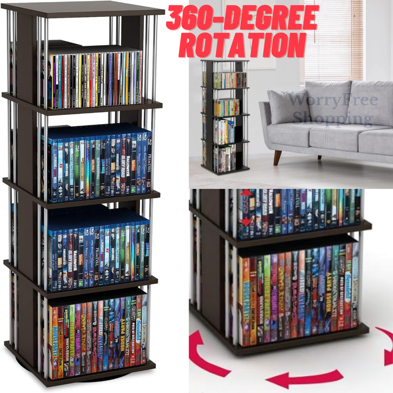 For Cd Dvd Ps5 Xbox Games Movies Book Media Storage Rack