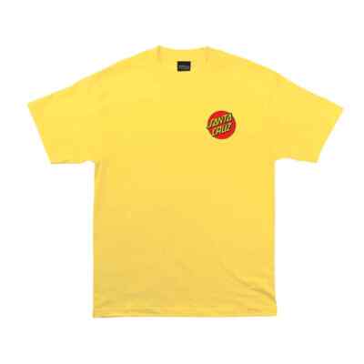 Футболка Santa Cruz Skateboards Classic Dot Chest S/S (банановый крем)