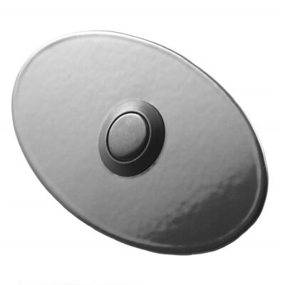 TronicXL V2A Klingelschild Klingelplatte Aluminium anthrazit Taster schwarz Tür