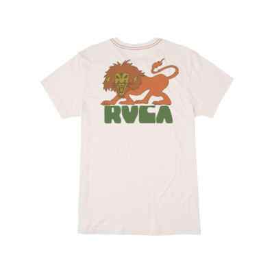 

Мужская футболка с рисунком RVCA Peace Lion (античный белый), Antique white