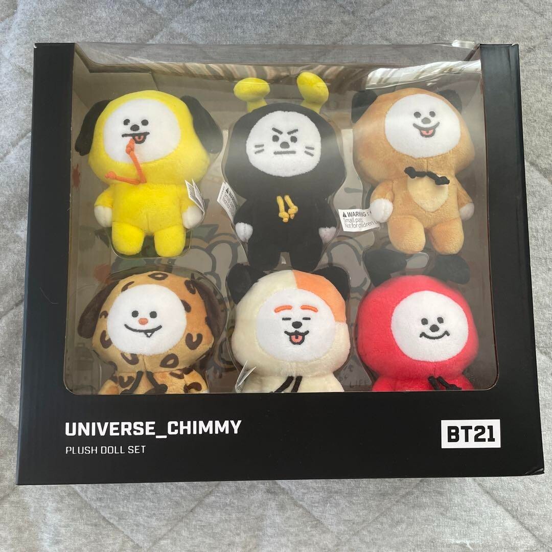 BT21 UNIVERSE CHIMMY ぬいぐるみセット (6SET)／BTS BTS BT21 UNIVERSE Chimmy Plush Set 6 BOX Limited LINE