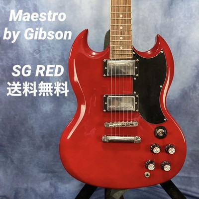 最新発見 【5142】 guitar solid SG Gibson by Maestro エレキギター