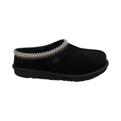 UGG Kid's Tasman II Black Slippers Suede 1019066K